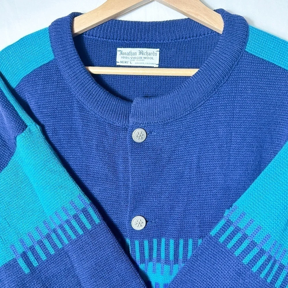 VTG Jonathan Richards 100% wool oversized sweater sz. L